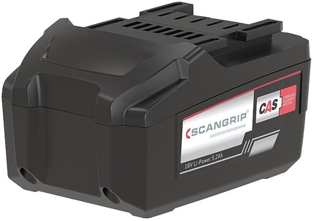 scangrip CAS Batterie 18V Li-Power 5,2Ah NOUVELLE