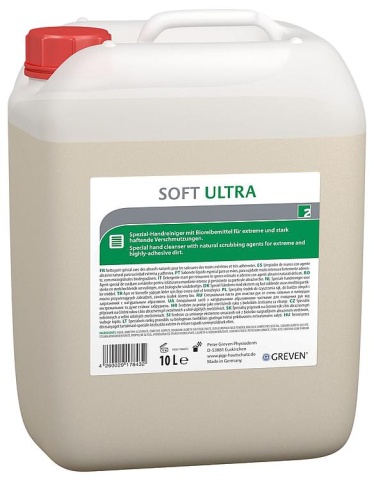 GREVEN Nettoyant spécial pour les mains Soft Ultra Bidon 10l NOUVEAU