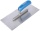 HAROMAC Cazzuola 6x6 seghettata 280 mm in acciaio, manico blu temprato 11515006 NUOVO