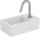 Ideal Standard Paquete de lavabo con enjuague manual Standard Eurovit + grifo de columna Idealstream AxAxP: 370x120x210 mm estante derecho NUEVO