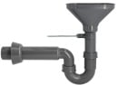 Funnel siphon DN40 incl. wall mounting made of recycled...