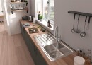 hansgrohe Evier à encastrer 400 1 cuve l x p :...