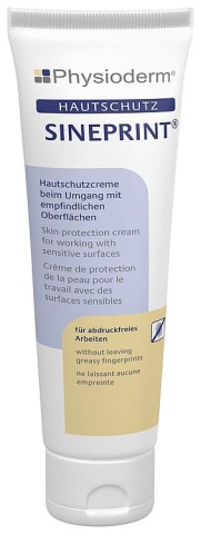 Crème protectrice pour les mains Physioderm Sineprint Tube de 100ml NOUVEAU