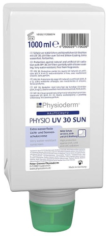 Physioderm Protector Solar UV 30 Sun 1l Vario Botella NUEVO