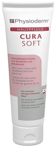 Crème de protection et de soin pour la peau Physioderm Cura Soft Tube de 100ml NOUVEAU