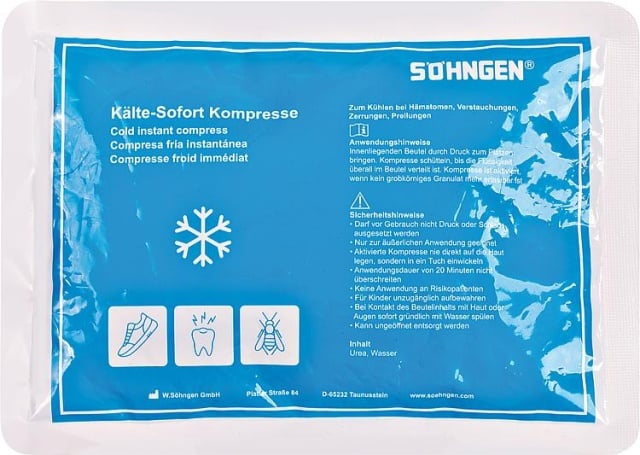 W.Söhngen Instant Cold Compress small 21x15cm NEW