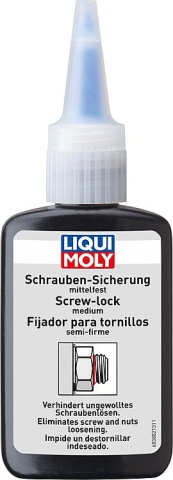 LIQUI MOLY Cierre de rosca MOLY Media Fuerza 50g Botella dosificadora NUEVO