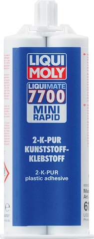 LIQUI MOLY 2-K-PUR plastic lijm MOLY Liquimate 7700 mini rapid 50ml dubbel patroon NIEUW