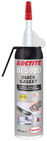 LOCTITE Universele oppervlakteafdichting flexibel (silicone) SI 5980 zwart, spuitbus 100ml NIEUW