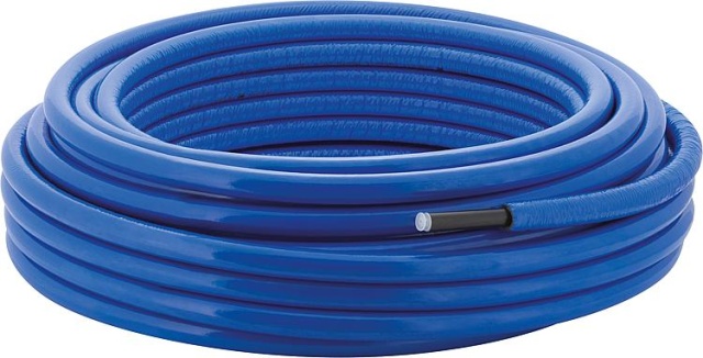 GEBERIT Mepla sistema di tubi ML 26x3mm L:25m in rotolo con isolamento 10mm colore:blu NUOVO