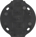 Berker base plate S1930 black 1-gang 133111 NEW