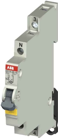 ABB Stotz S&J Interruttore con LED giallo E211X-16-10 NUOVO