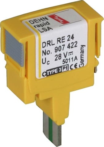 DEHN ÜS-Ableiter DEHNrapid LSA Schutzstecker DRL RE 24 NEU