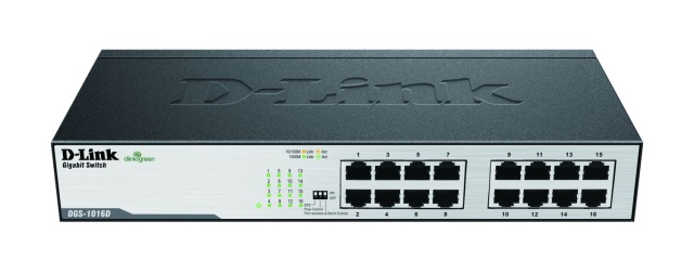 DLink Germany 16-Port Gigabit Switch 16x1000MbitTP DGS-1016D/E NEW