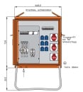 Walther Werke armadio di distribuzione 44kVA WV0310R1 NUOVO