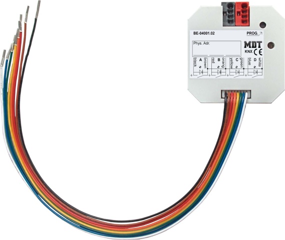 Tecnologie MDT Interfaccia a pulsante a 4 pieghe da incasso, a potenziale zero BE-04001.02 NUOVO