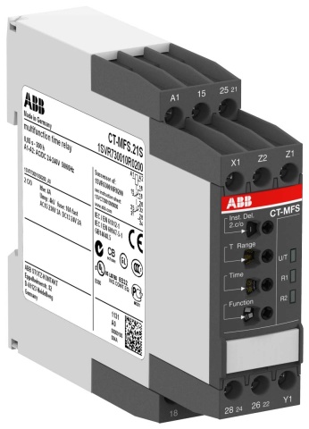 ABB Stotz S&J Multifunktionzeitrelais 2We 24-240VAC/DC CT-MFS.21S NEU