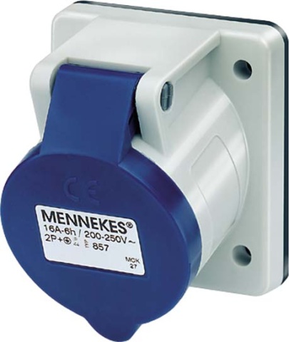 Mennekes Anbaudose 16A,3p,6h,230V,IP44 857 NEU