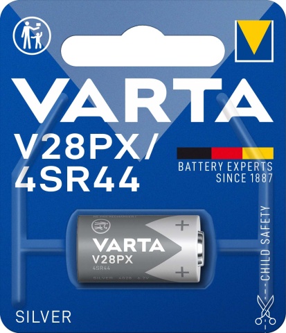 Batteria Varta Cons.Varta Elettronica 6.2V/145mAh/Argento V 28 PX Bli.1 NUOVO