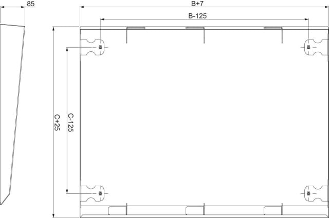 Schneider Electric Regenluifel 1200x400 NSYSC1240 NIEUW