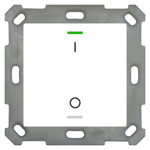 MDT technologies Drukknop Licht 55 1-voudig RGBW, rws/glä, schalt. BE-TAL5501.B1 NIEUW