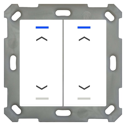 MDT technologies Push-button Light 55 2-fold RGBW,rws/glä,Jalou. BE-TAL5502.A1 NEW