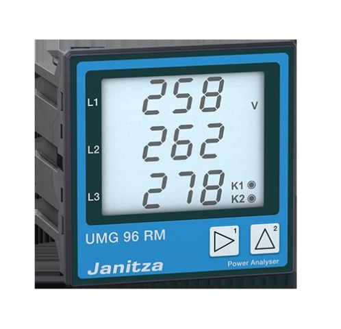 Janitza Electronic Power Analyser 90-277VAC, 90-250VDC UMG 96RM-PN #5222090 NEW