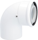 WOLF Flue gas bend Wolf, DN 60/100 double-walled 87...