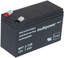 Multipower lead battery MP7,2-12, Pb 12V/7,2Ah Connector...