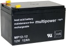 Batteria al piombo Multipower MP12-12, Pb 12V/12Ah...