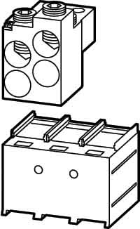 Eaton (Moeller) Tunnelklemme 3p. 1 Schalterseite NZM4-XKA NEU