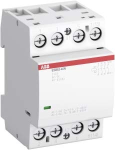 ABB Stotz S&J Contattore di installazione 63A 24V AC/DC ESB63-40N-01 NUOVO