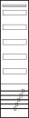 ABN distribution panel 1V with rails, 1V5 VS17 NEW