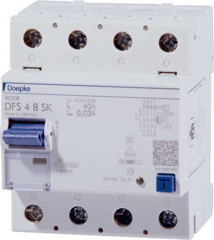 Doepke RCD switch DFS4 040-4/0,03-B SK NEW