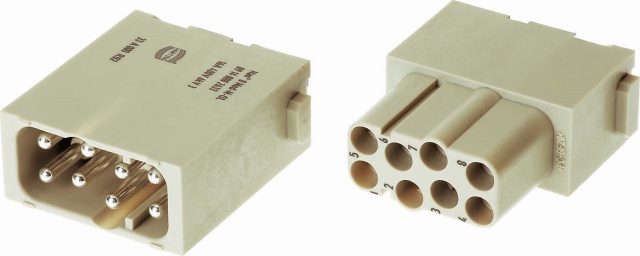 Harting connector 1,5qmm, vrouwelijk 09140082734 NIEUW