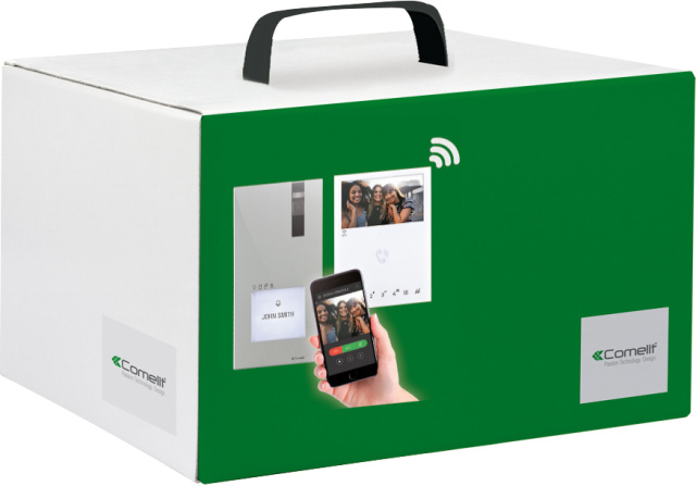 Comelit Group Video-Kit Vivienda unifamiliar 1-4 Wohneinh.WiFi 8451V NUEVO