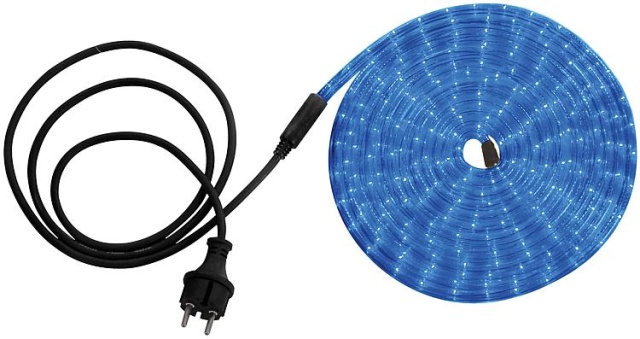 Heitronic Turbo, luz de cuerda LED, 6 metros, azul NUEVO