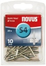 novus blind rivet A 4 X 10 STEEL 20pcs NEW