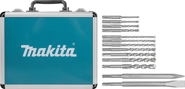 Makita Bohrer- und Meißel-Set Makita, 13-teilig, SDS-Plus Aufnahme NEU