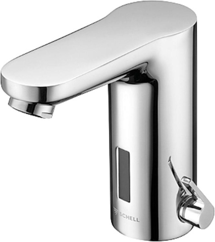 Miscelatore per lavabo SCHELL CELIS E HD-M funzionamento a rete Sporgenza 130 mm cromo NUOVO