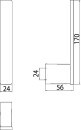 emco Reservepapierhalter loft senkrecht für 1 Rolle...