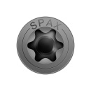 SPAX countersunk screw SPAX, black galvanised, full...