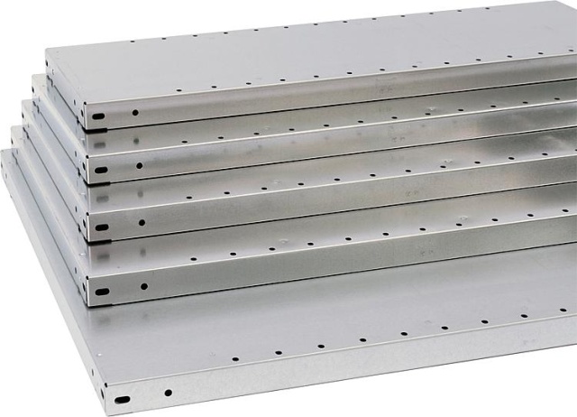 REGALWERK BERT estante de acero galvanizado incl. 4 soportes de estante An x Pr 1000 x 400 mm NUEVO