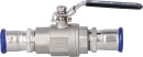 Effebi Stainless Steel Press Ball Valve M-Contour Ø 28 mm NEW