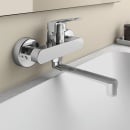 Ideal Standard Miscelatore per lavabo a parete Standard Ceraflex Sporgenza 207 mm cromo NUOVO