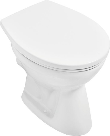 Villeroy & Boch WC a colonna & Boch NEWO senza bordo, scarico orizzontale NUOVO