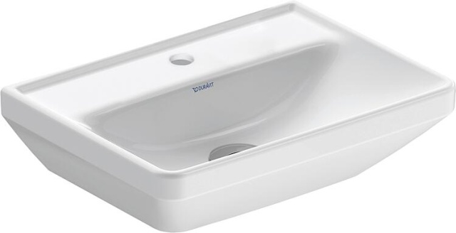 Lavamano DURAVIT D-Neo LxAxP: 500 x 150 x 400 mm, con vasca laterale, 1 HL al centro, bianco NUOVO