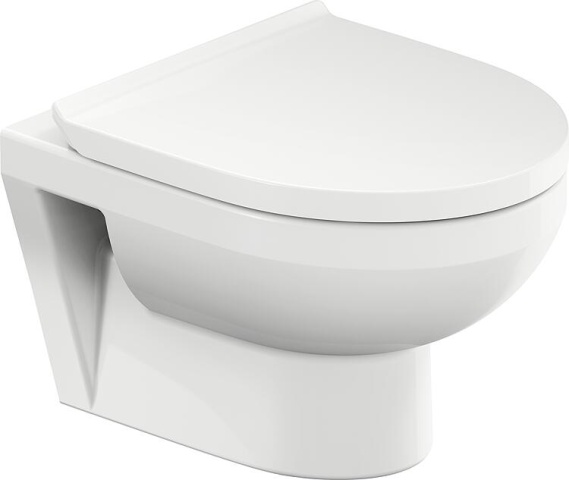 DURAVIT WC mural No.1 Compact, sans rinçage, largeur 480mm, blanc NOUVEAU