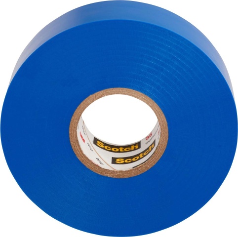 3M Germany PVC electrical insulating tape 19 mm x 20 m, blue Scotch 35 19x20 bl NEW