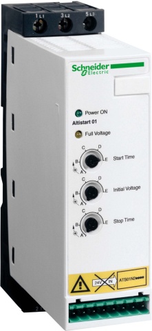 Schneider Electric Soft Starter 11KW,3x380-415V,22A ATS01N222QN NEW